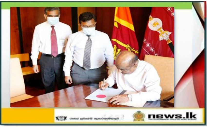  The Speaker endorsed the certificate on the Electricity (Amendment) Bill of Sri Lanka.