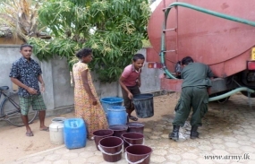 Water for drought hit families Pottuvil