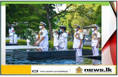 Commander of the Navy presides over commemoration of naval war veterans in Welisara