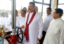 President Inaugurates the Daduru Oya Project