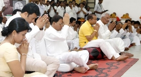 President attends alms-giving of Ven.Palane Sri Vajiragnana Thera