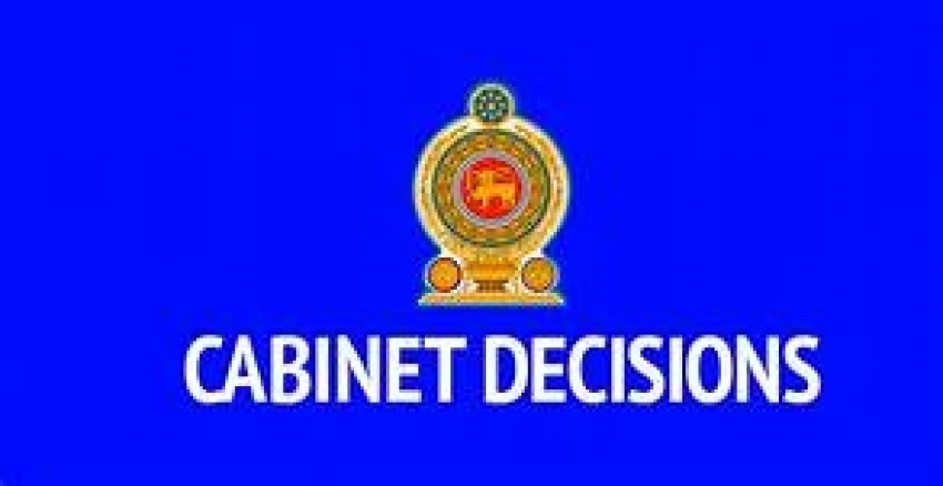 Decisions taken by the Cabinet of Ministers at its meeting held on 21.11.2018