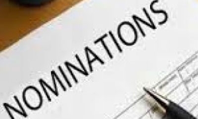 Acceptance of Nominations for Elections from July 6-13