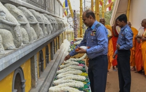 SRI LANKA AIR FORCE FLAG BLESSING CEREMONY