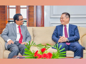 Chinese Deputy Chief of the Mission Meets Secretary to the President to Strengthen Bilateral Ties