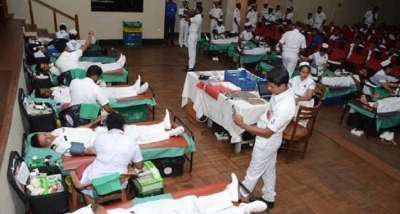 SLNS Parakrama conducts a Blood Donation