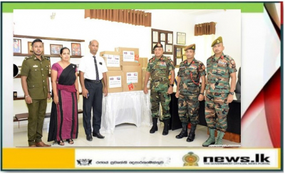 12 Division’s Initiative Gets Medical Accessories to Hambantota Hospital