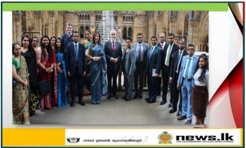 Sri Lanka High Commission pays an official visit to the Natural History Museum in London