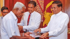 President presents air tickets for Mahaweli farmers