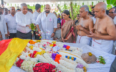 Late Mr. R. Sampanthan and I were Dedicated to an Undivided Sri Lanka