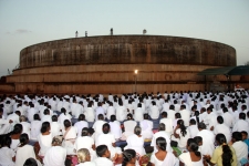 Blessing Ceremony at Sanda Hiru Stupa