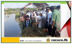 Laying of the foundation stone for the construction of the bridge and embankment of the Achchuveli Udavikkulam Pillayar Kovil in Jaffna