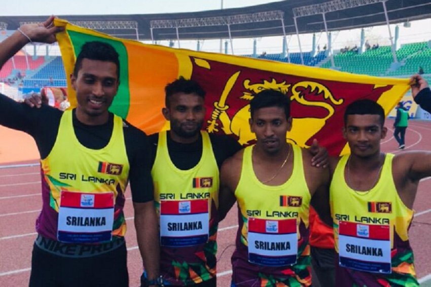 SAG 2019: Sri Lanka scoop more golds with record in Men’s 100x4 relay