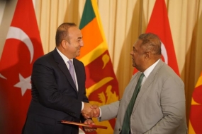 Foreign Minister Mangala Samaraweera’s remarks following bilateral talks with Turkish Foreign Minister