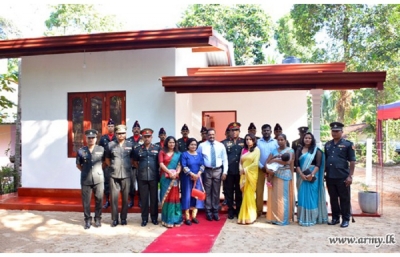 Expat Tamil couple supports to build houses for disable War Heroes