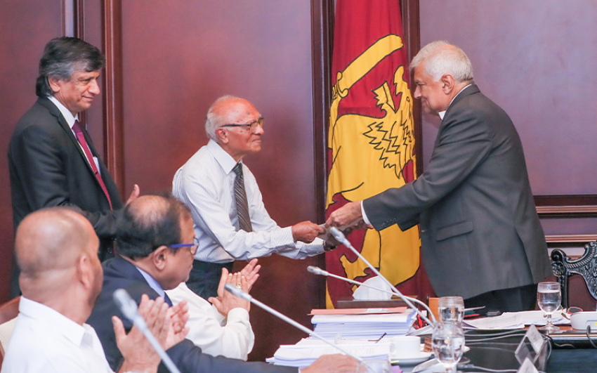 President Commends Expert Language Instructor Mr. R.S. Jayasinghe for His Service